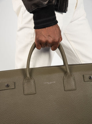 Borsa in Pelle - Oliva