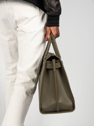 Borsa in Pelle - Oliva