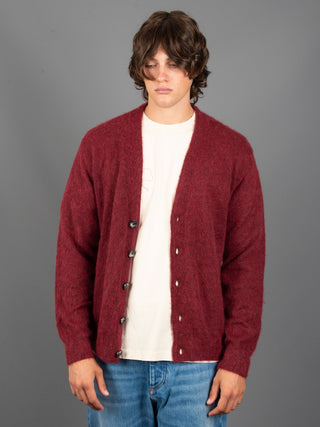Maglia Cardigan - Burgundi