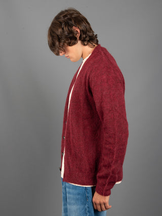 Maglia Cardigan - Burgundi