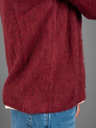 Maglia Cardigan - Burgundi