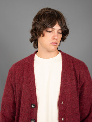 Maglia Cardigan - Burgundi