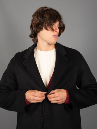 Cappotto Monopetto - Nero