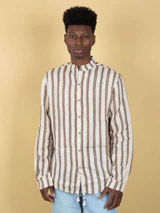 Camicia Coreana - Ecru