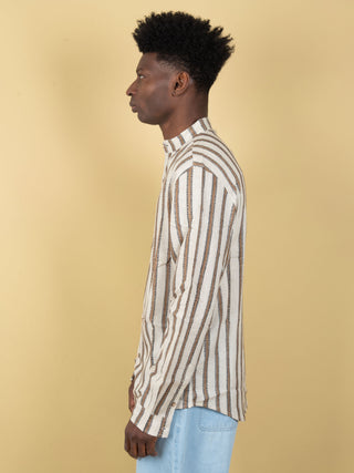 Camicia Coreana - Ecru