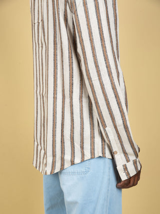 Camicia Coreana - Ecru