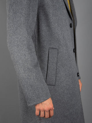 Cappotto Monopetto - Cenere