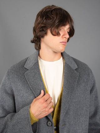 Cappotto Monopetto - Cenere