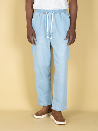 Pantalone Chambray - Denim Chiaro