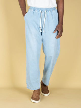 Pantalone Chambray - Denim Chiaro