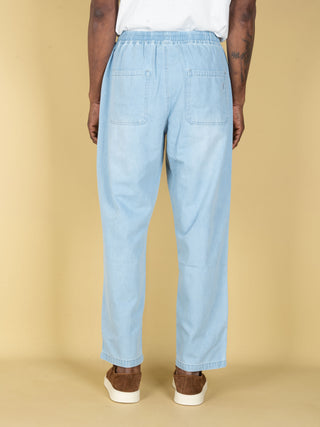 Pantalone Chambray - Denim Chiaro