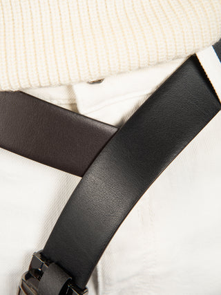 Cintura Reversibile  - Nero/Marrone