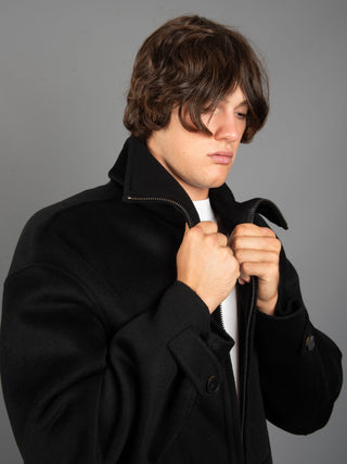 Giacca Zip - Nero