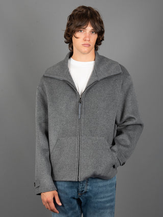Giacca Zip - Cenere