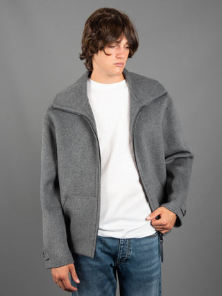 Giacca Zip - Cenere