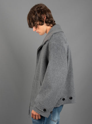Giacca Zip - Cenere