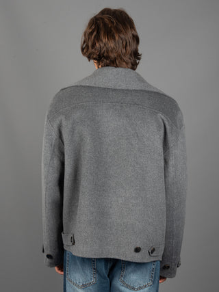 Giacca Zip - Cenere