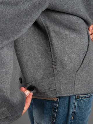 Giacca Zip - Cenere