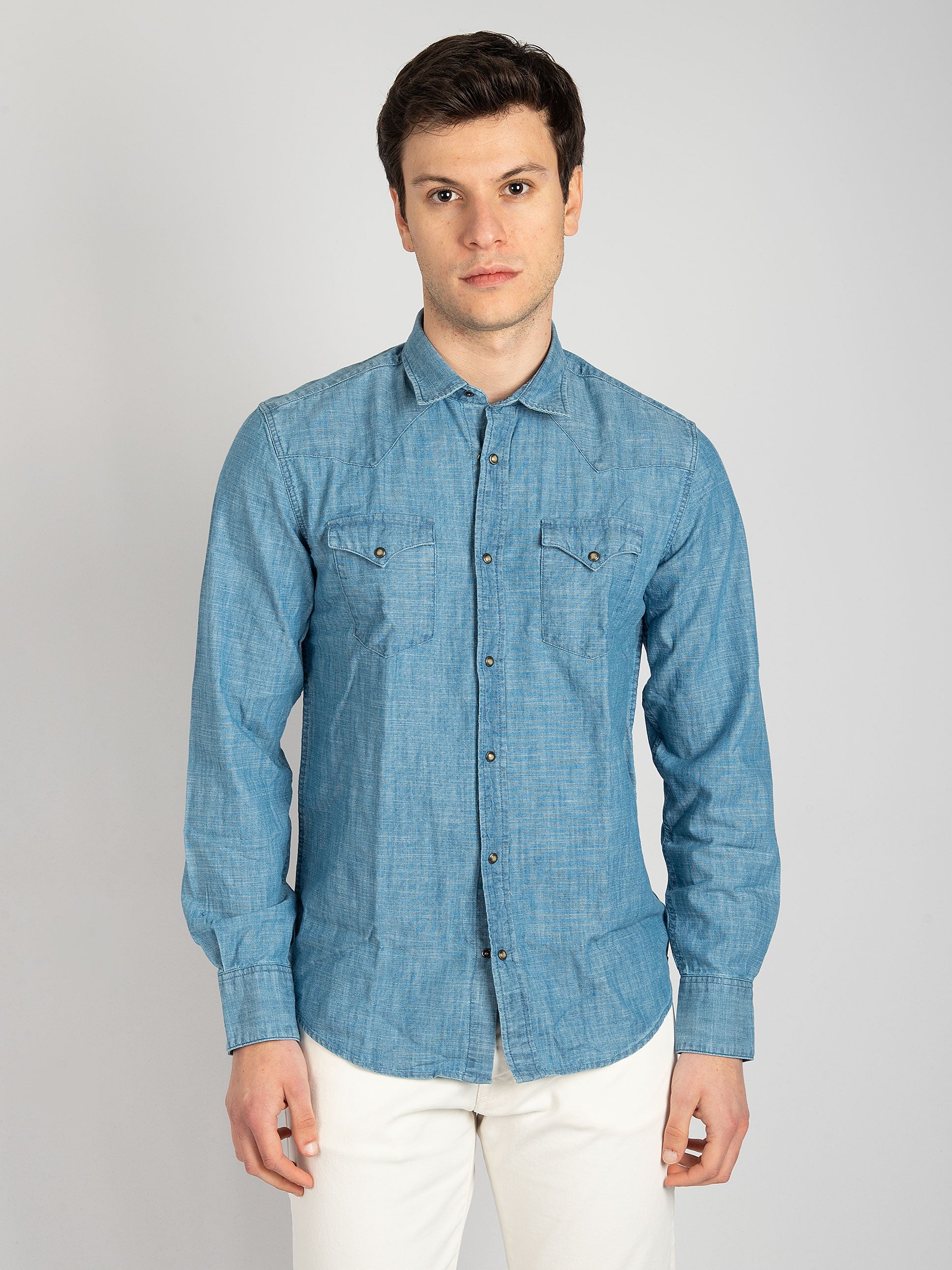 Camicia Steve - Denim Medio