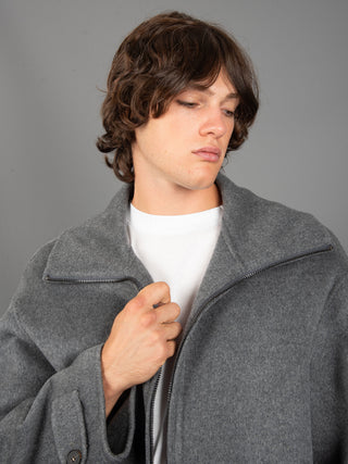 Giacca Zip - Cenere