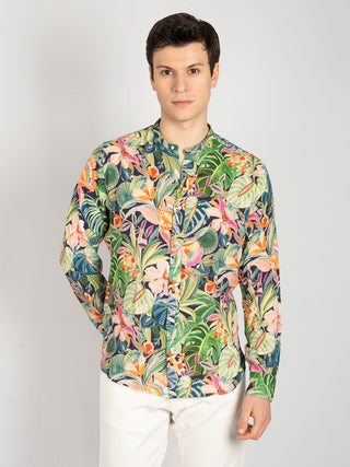 Camicia Coreana - Multicolor