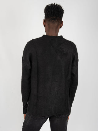 Cardigan Treccia - Nero