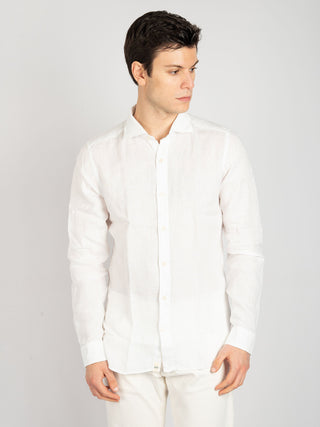 Camicia in Lino - Bianco