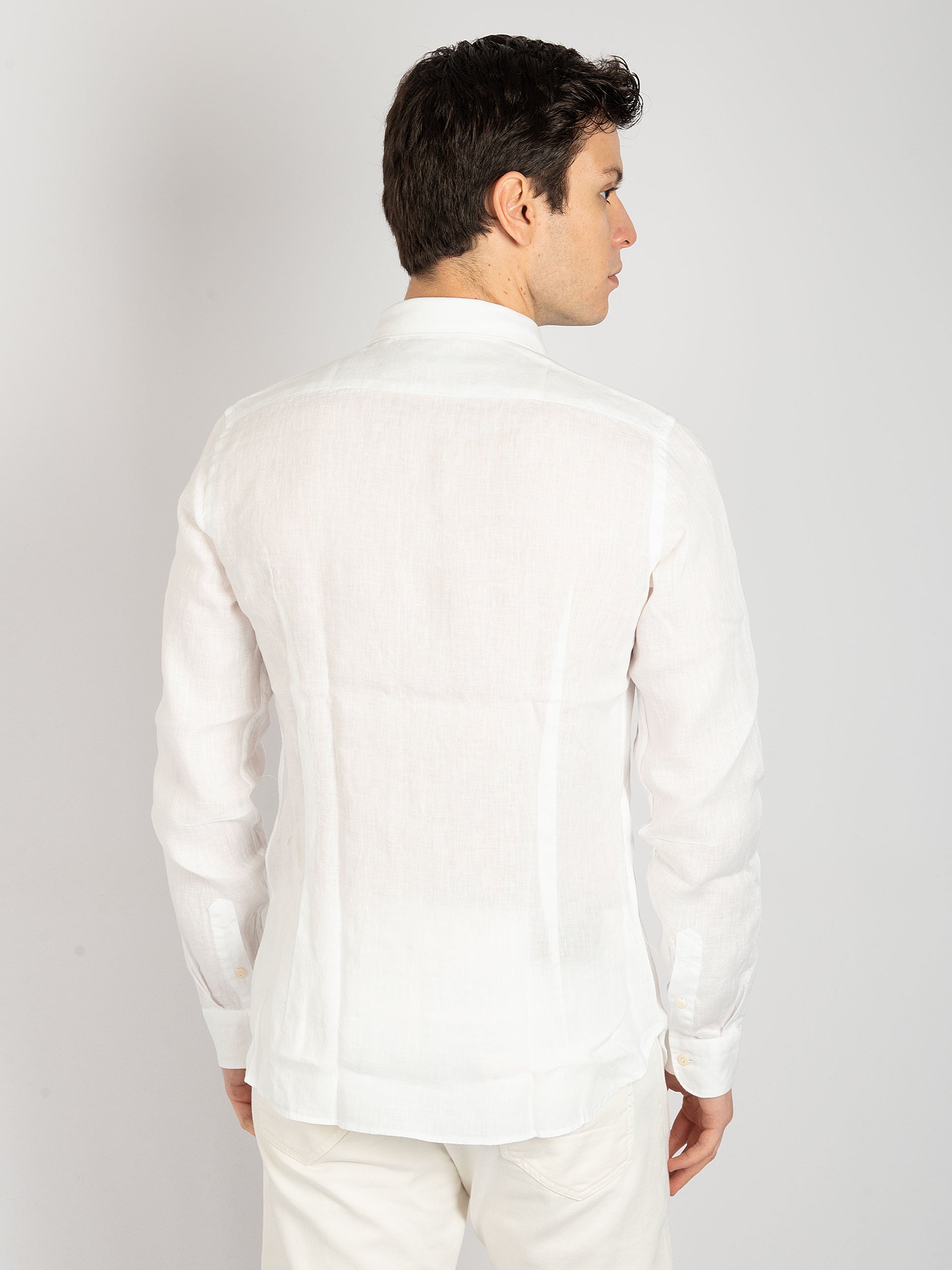 Camicia in Lino - Bianco