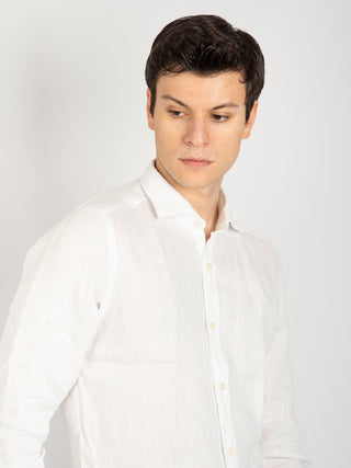 Camicia in Lino - Bianco