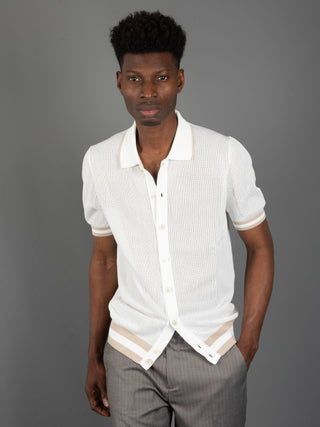 Polo Camicia - Bianco