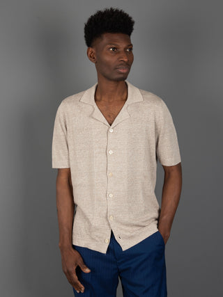 Camicia Lino Cotone - Ecru
