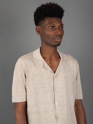 Camicia Lino Cotone - Ecru
