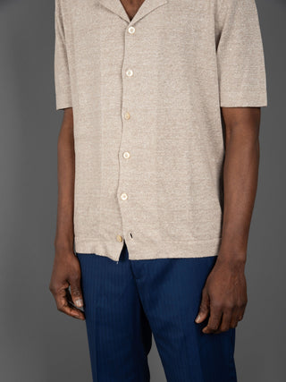 Camicia Lino Cotone - Ecru
