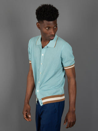 Polo Camicia - Turchese