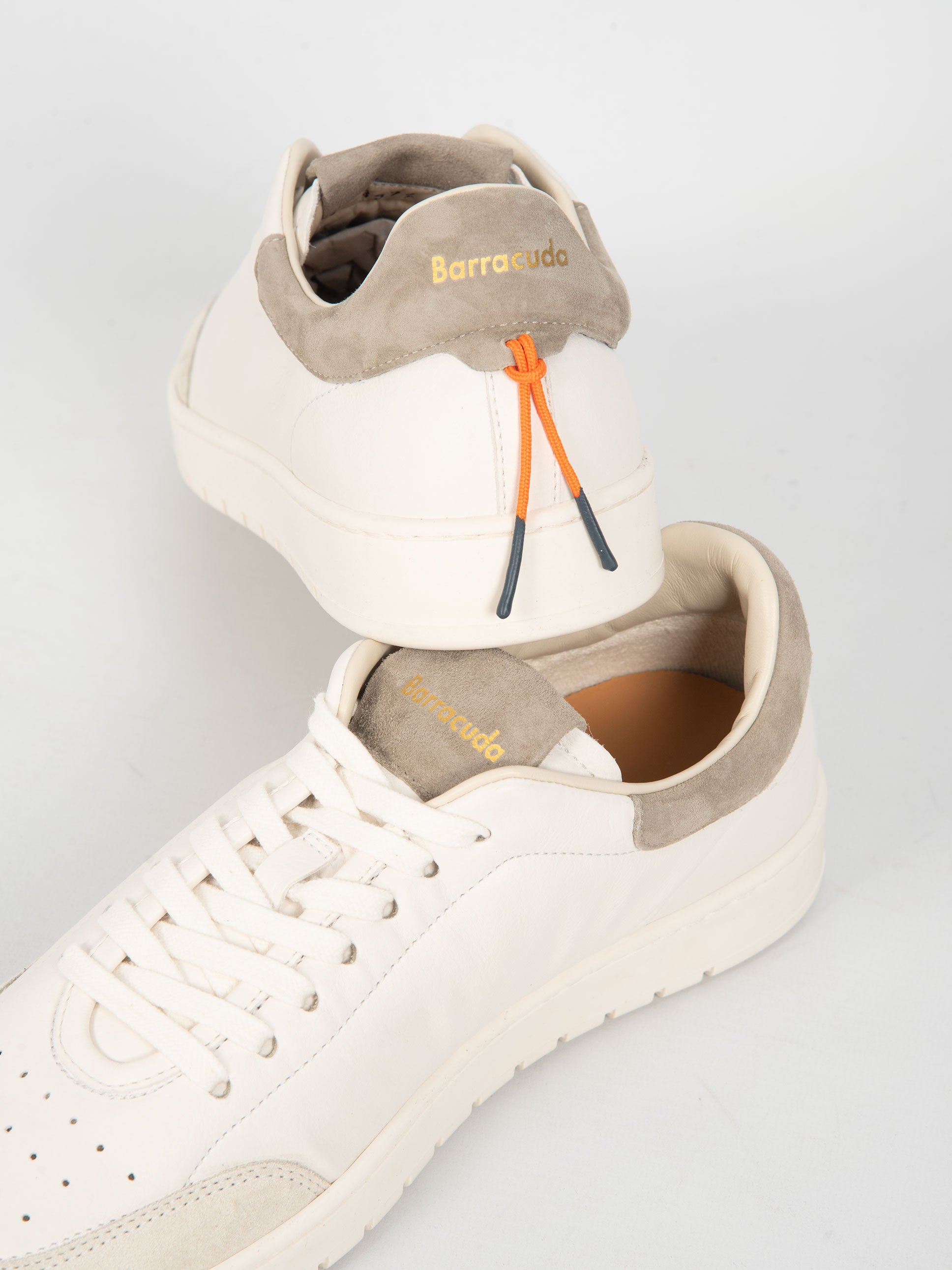 Sneakers 'Guga' Pelle - Bianco/Grigio