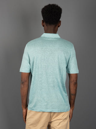 Polo Capri Lino - Verde Acqua