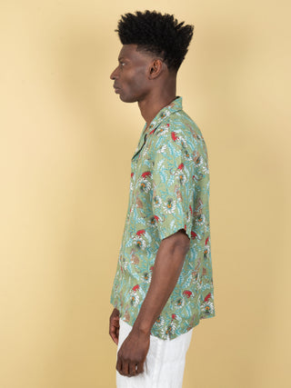 Camicia in Lino - Verde