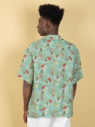 Camicia in Lino - Verde