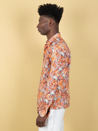 Camicia in Lino - Arancio