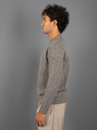Maglia Mouliné - Tortora