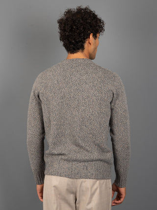 Maglia Mouliné - Tortora