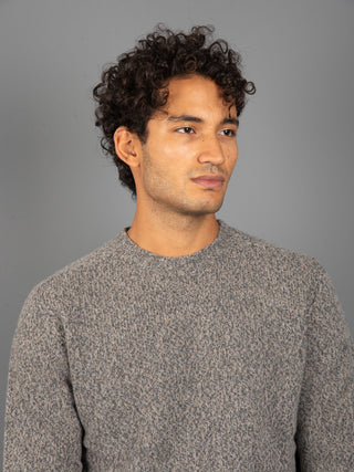 Maglia Mouliné - Tortora