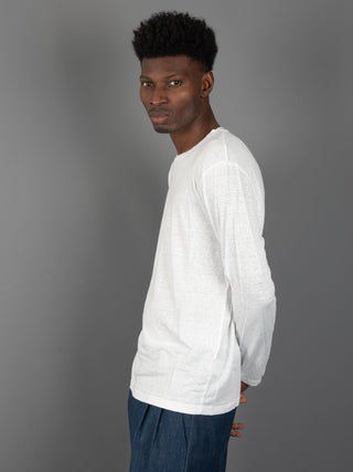 Maglia in Lino - Bianco