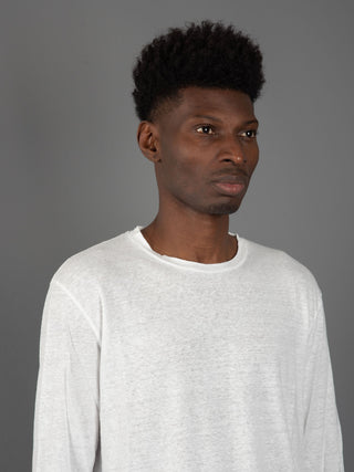 Maglia in Lino - Bianco