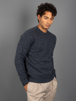 Maglia Mouliné - Blu