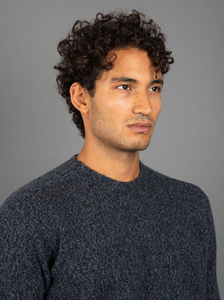 Maglia Mouliné - Blu