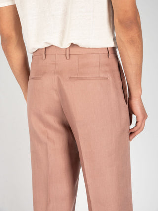 Pantalone Lino - Malva