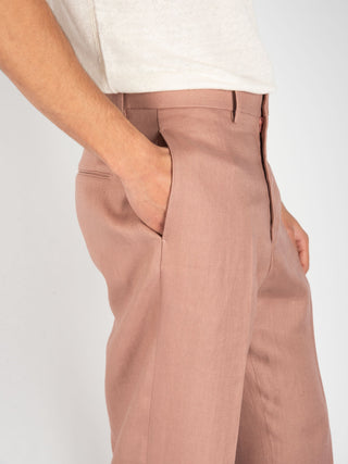 Pantalone Lino - Malva