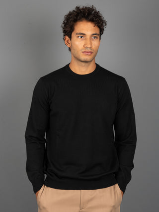 Maglia Girocollo Extrafine - Nero