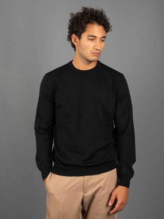 Maglia Girocollo Extrafine - Nero